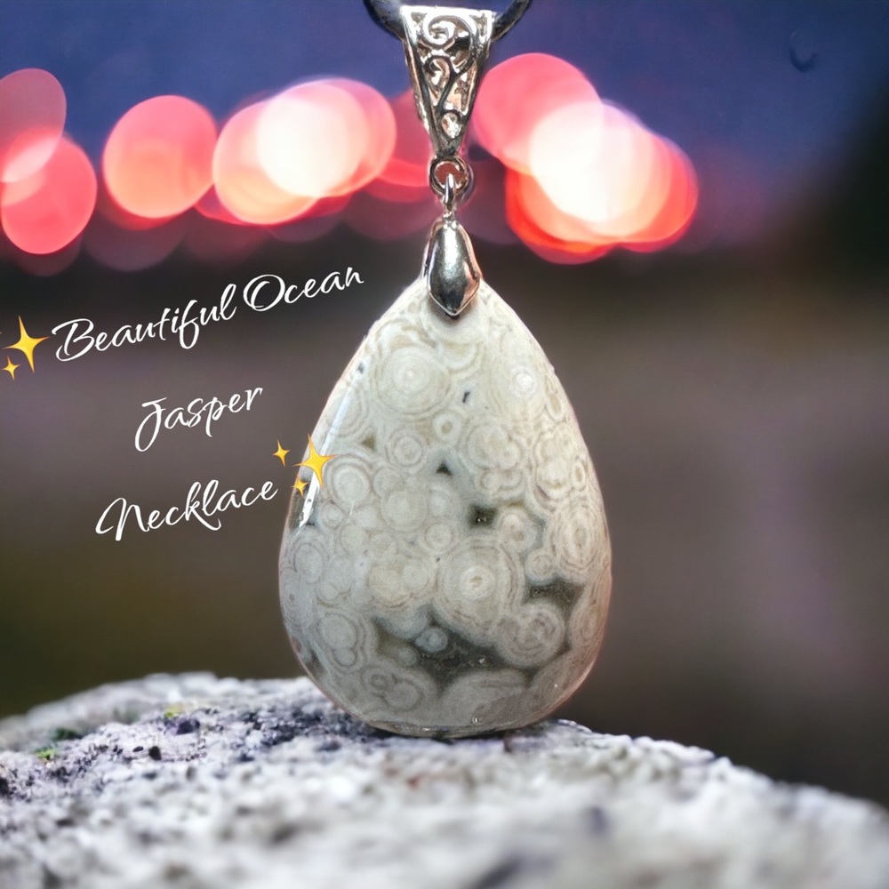 ✨Beautiful Ocean Jasper Necklace✨